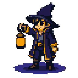 Cam, the team’s guide, a hooded traveler holding out a glowing amber lantern